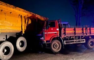 ಎರಡು ಟ್ರಕ್ ಗಳ ನಡುವೆ ಅಪಘಾತ : 13 ಮಂದಿ ಮೃತ್ಯು…!!