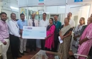 ಮಲ್ಪೆ: ಭಾರತೀಯ ಸ್ಟೇಟ್ ಬ್ಯಾಂಕ್ ನಿಂದ 2 ಲಕ್ಷ ರೂಪಾಯಿ ಅಪಘಾತ ವಿಮೆ ಹಸ್ತಾಂತರ…!!