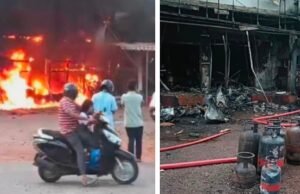 ಮಣಿಪಾಲದ ಡೆಲ್ಲಿ ಡಾಬಾ ರೆಸ್ಟೋರೆಂಟ್ ನಲ್ಲಿ ಬೆಂಕಿ ಅವಘಡ…!!