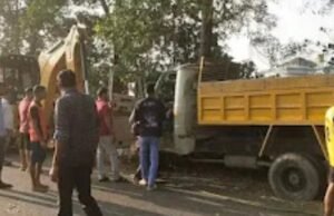 ಬ್ರಹ್ಮಾವರ : ಟಿಪ್ಪರ್ ಮರಕ್ಕೆ ಢಿಕ್ಕಿ : ಚಾಲಕ ಸಾವು…!!