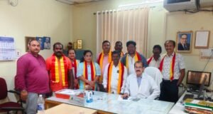 ಕರ್ನಾಟಕ ರಕ್ಷಣಾ ವೇದಿಕೆ ಪ್ರವೀಣ್ ಶೆಟ್ಟಿ ಬಣ ಉಡುಪಿ ಅಜ್ಜರಕಾಡು ಸರಕಾರಿ ಜಿಲ್ಲಾ ಆಸ್ಪತ್ರೆಗೆ ಭೇಟಿ…!!