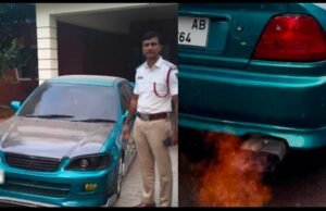 ಕಾರಿನ ಸೈಲೆನ್ಸರ್ ಮಾಡಿಫೈ ಮಾಡಿಸಿದ್ದ ವ್ಯಕ್ತಿಗೆ 1.11 ಲಕ್ಷ ರೂ. ದಂಡ…!!