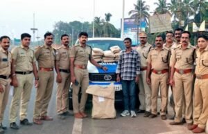 ಅಕ್ರಮ ಗಾಂಜಾ ಸಾಗಟ ಪತ್ತೆ : ಓರ್ವ ಅರೆಸ್ಟ್….!