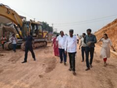 ಕಟಪಾಡಿ ಓವರ್ ಪಾಸ್ ಕಾಮಗಾರಿ : ಶಾಸಕರು ಸಂಸದರಿಂದ ಪರಿಶೀಲನೆ