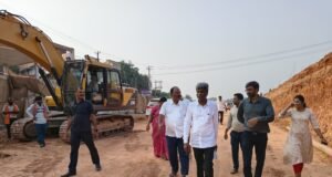 ಕಟಪಾಡಿ ಓವರ್ ಪಾಸ್ ಕಾಮಗಾರಿ : ಶಾಸಕರು ಸಂಸದರಿಂದ ಪರಿಶೀಲನೆ