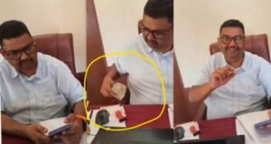 ಕಡಬದಲ್ಲಿ ಲಂಚ ಸ್ವೀಕಾರ ವೇಳೆ ಸಿಕ್ಕಿಬಿದ್ದ ಕಂದಾಯ ನಿರೀಕ್ಷಕ : ಭೂ ಕನ್ವರ್ಷನ್ಗೆ ₹1000 ಬೇಡಿಕೆ ಆರೋಪ..!