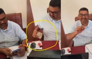 ಕಡಬದಲ್ಲಿ ಲಂಚ ಸ್ವೀಕಾರ ವೇಳೆ ಸಿಕ್ಕಿಬಿದ್ದ ಕಂದಾಯ ನಿರೀಕ್ಷಕ : ಭೂ ಕನ್ವರ್ಷನ್ಗೆ ₹1000 ಬೇಡಿಕೆ ಆರೋಪ..!