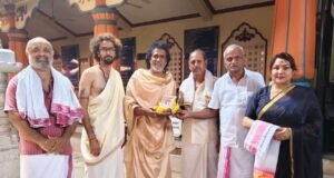 ಸಾಲಿಗ್ರಾಮದಲ್ಲಿ ರಿಯಲ್ ಸ್ಟಾರ್ ಉಪೇಂದ್ರ ಕುಟುಂಬದ ಮಹಾಪೂಜೆ