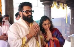 ಕೊಲ್ಲೂರು ದೇವಸ್ಥಾನಕ್ಕೆ ಡಿವೈನ್ ಸ್ಟಾರ್ ರಿಷಬ್ ಶೆಟ್ಟಿ ಭೇಟಿ..!!