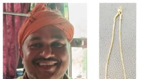 ಬಸ್ ನಲ್ಲಿ ಸಿಕ್ಕಿದ 3ಲಕ್ಷ ರೂ. ಮೌಲ್ಯದ ಚಿನ್ನಾಭರಣವನ್ನು ವಾರೀಸುದಾದರಿಗೆ ಒಪ್ಪಿಸಿದ ಕಂಡಕ್ಟರ್…!!