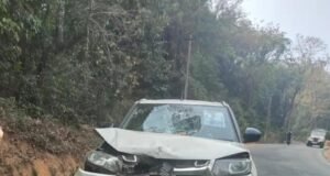 ಧರ್ಮಸ್ಥಳ : ಕಾರು ಬೈಕ್ ನಡುವೆ ಅಪಘಾತ ಬೈಕ್ ಸವಾರನಿಗೆ ಗಂಭೀರ ಗಾಯ…!!