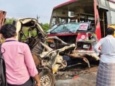 ಮೂಡುಬಿದಿರೆ : KSRTC ಬಸ್ ಡಿಕ್ಕಿ : ಮಿನಿ ಗೂಡ್ಸ್ ಟೆಂಪೋ ಚಾಲಕ ಸ್ಥಳದಲ್ಲೇ ಸಾವು…!!