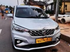 ಕಾರು ಹಾಗೂ ಬೈಕ್ ನಡುವೆ ಅಪಘಾತ : ಸವಾರ ಗಂಭೀರ…!!