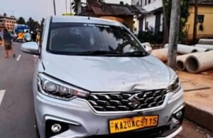 ಕಾರು ಹಾಗೂ ಬೈಕ್ ನಡುವೆ ಅಪಘಾತ : ಸವಾರ ಗಂಭೀರ…!!