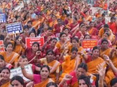 ಅಂಗನವಾಡಿ ಕಾರ್ಯಕರ್ತೆಯರ ಗೌರವಧನ ಹೆಚ್ಚಿಸಲು ಆಗ್ರಹಿಸಿ ‘ಬೆಂಗಳೂರು ಚಲೋ’…!!