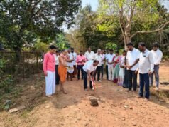 ಉಂಡಾರು ವಿಷ್ಣುಮೂರ್ತಿ ದೇವಾಸ್ಥಾನ ವೇದಿಕೆ ನಿರ್ಮಾಣಕ್ಕೆ ಗುದ್ದಲಿ ಪೂಜೆ