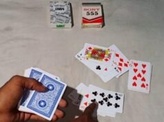 ಶಂಕರನಾರಾಯಣದಲ್ಲಿ ಅಂದರ್–ಬಾಹರ್ ಜುಗಾರಿ ಅಡ್ಡೆ ಮೇಲೆ ಪೊಲೀಸ್ ದಾಳಿ: ಐವರ ಬಂಧನ..!!