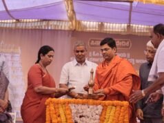 ದೇವಸ್ಥಾನ ಜೀರ್ಣೋದ್ದಾರದಿಂದ ಮಾನವ ಕುಲ ಅಭಿವೃದ್ಧಿ : ಸಚಿವೆ ಲಕ್ಷ್ಮೀ ಹೆಬ್ಬಾಳಕರ್…!!