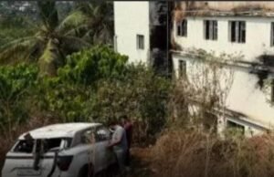 ಮಂಗಳೂರು : ಚಾಲಕನ ನಿಯಂತ್ರಣ ತಪ್ಪಿ ಗೋಡೆಗೆ ಗುದ್ದಿದ ಕಾರು…!!