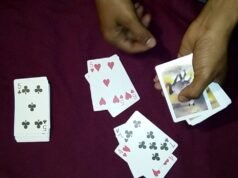 ಶಂಕರನಾರಾಯಣದಲ್ಲಿ ಅಂದರ್–ಬಾಹರ್ ಜುಗಾರಿ ಆಟಕ್ಕೆ ಪೊಲೀಸ್ ದಾಳಿ : ನಾಲ್ವರು ಬಂಧನ, ₹6,700 ವಶ…!!