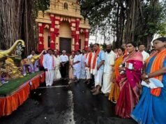 ಬನ್ನಂಜೆ ಶ್ರೀ ಮಹಾಲಿಂಗೇಶ್ವರ ದೇವಸ್ಥಾನದ ಬ್ರಹ್ಮಕಲಶೋತ್ಸವ ಪ್ರಯುಕ್ತ ಅದ್ದೂರಿ ಹಸಿರು ಹೊರೆಕಾಣಿಕೆ ಮೆರವಣಿಗೆ…!!