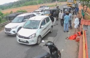 ಬಂಟ್ವಾಳ : ರಸ್ತೆ ದಾಟುತ್ತಿದ್ದ ಮಹಿಳೆಗೆ ಕಾರ್ ಡಿಕ್ಕಿ ಹೊಡೆದು ಗಂಭೀರ ಗಾಯ : ಆಸ್ಪತ್ರೆಗೆ ದಾಖಲು…!!