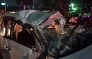 ರಾಷ್ಟ್ರೀಯ ಹೆದ್ದಾರಿಯಲ್ಲಿ ಭೀಕರ ಕಾರು ಅಪಘಾತ : ಏಳು ಮಂದಿ ವಿದ್ಯಾರ್ಥಿಗಳಿಗೆ ಗಂಭೀರ ಗಾಯ…!!