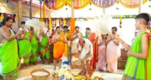 ಇಂದ್ರಾಣಿ ಶ್ರೀ ಮುಖ್ಯಪ್ರಾಣ ದೇಗುಲ – ಶ್ರೀ ಮುಖ್ಯಪ್ರಾಣ ದೇವರಿಗೆ ಬ್ರಹ್ಮಕುಂಭಾಭಿಷೇಕ…!!