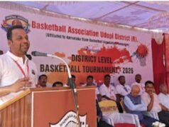 ಉಡುಪಿಯಲ್ಲಿ 6 ತಿಂಗಳ ಒಳಗೆ ಬಾಸ್ಕೆಟ್ ಬಾಲ್ ಸ್ಟೇಡಿಯಂ ನಿರ್ಮಿಸಿ ರಾಜ್ಯಮಟ್ಟದ ಟೂರ್ನಮೆಂಟ್ ಆಯೋಜನೆ : ಪ್ರಸಾದ್ ರಾಜ್ ಕಾಂಚನ್