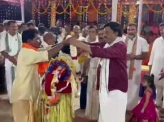 ವಿಘ್ನಗಳ ನಿವಾರಣೆ ದೈವದ ಅಭಯ: ಸವಣೂರಿನಲ್ಲಿ ಹರಕೆ ನೇಮ ಸಲ್ಲಿಸಿದ ಜನಾರ್ದನ ರೆಡ್ಡಿ