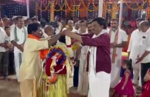 ವಿಘ್ನಗಳ ನಿವಾರಣೆ ದೈವದ ಅಭಯ : ಸವಣೂರಿನಲ್ಲಿ ಹರಕೆ ನೇಮ ಸಲ್ಲಿಸಿದ ಜನಾರ್ದನ ರೆಡ್ಡಿ…!!