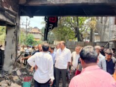 ಉಡುಪಿ ಅಗ್ನಿ ಅವಘಡ ಸ್ಥಳಕ್ಕೆ ಅಧಿಕಾರಿಗಳೊಂದಿಗೆ ಶಾಸಕ ಯಶ್ ಪಾಲ್ ಸುವರ್ಣ ಭೇಟಿ :10 ಕೋಟಿ ಪರಿಹಾರ ಮಂಜೂರಿಗೆ ರಾಜ್ಯ ಸರ್ಕಾರಕ್ಕೆ ಆಗ್ರಹ..!