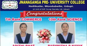 ದ್ವಿತೀಯ ಪಿಯುಸಿ ಫಲಿತಾಂಶ :ಮೂಡುಬೆಳ್ಳೆ ನೆಲ್ಲಿಕಟ್ಟೆ ಜ್ಞಾನಗಂಗಾ ಪದವಿಪೂರ್ವ ಕಾಲೇಜು 97.33% ಫಲಿತಾಂಶ…!