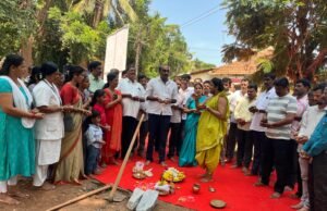40 ಲಕ್ಷ ವೆಚ್ಚದಲ್ಲಿ 2 ಅಂಗನವಾಡಿ ಕಟ್ಟಡ ಕಾಮಗಾರಿಗೆ ಶಾಸಕ ಯಶ್ ಪಾಲ್ ಸುವರ್ಣ ಶಿಲಾನ್ಯಾಸ