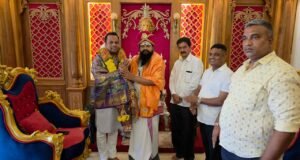 ಕೊಡವೂರು ಮಹಾ ರುದ್ರ ಯಾಗ : ಮಹರ್ಷಿ ಅನಂದ ಗುರೂಜಿ ಯವರಿಗೆ ಪ್ರಸಾದ್ ರಾಜ್ ಕಾಂಚನ್ ಆಹ್ವಾನ