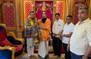ಕೊಡವೂರು ಮಹಾ ರುದ್ರ ಯಾಗ : ಮಹರ್ಷಿ ಅನಂದ ಗುರೂಜಿ ಯವರಿಗೆ ಪ್ರಸಾದ್ ರಾಜ್ ಕಾಂಚನ್ ಆಹ್ವಾನ
