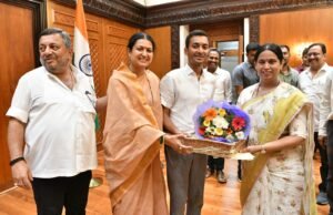 ಸಚಿವೆ ಲಕ್ಷ್ಮೀ ಹೆಬ್ಬಾಳಕರ್ ಅವರಿಗೆ ಧನ್ಯವಾದ ಸಲ್ಲಿಸಿದ ಸಮರ್ಥ ಶಾಮನೂರು