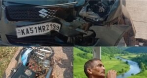 ನೆಲ್ಯಾಡಿ ಭೀಕರ ಅಪಘಾತ ಪತಿ ಸ್ಥಳದಲ್ಲಿಯೇ ಸಾವು : ಪತ್ನಿಗೆ ಗಂಭೀರ ಗಾಯ…!!