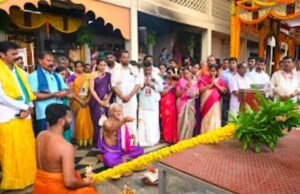 ಕೊಡವೂರು ಮಹಾರುದ್ರ ಯಾಗ: ತೋರಣ ಮುಹೂರ್ತ, ಮಹಾರುದ್ರ ಪಠಣ ಆರಂಭ..!