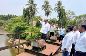 ಬಜೆ ಅಣೆಕಟ್ಟಿಗೆ ಶಾಸಕ ಯಶ್ ಪಾಲ್ ಸುವರ್ಣ ಅಧಿಕಾರಿಗಳೊಂದಿಗೆ ಭೇಟಿ ನೀಡಿ ಪರಿಶೀಲನೆ…!!