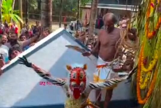 ಕಾಪು : ಭಯ ಭಕ್ತಿಯಿಂದ ಸಂಪನ್ನಗೊಂಡ ದ್ವೈವಾರ್ಷಿಕ ಪಿಲಿ ಕೋಲ…!!