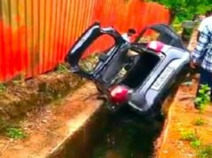 ಮುನಿಯಾಲು : ಕಾರು ಪಲ್ಟಿಯಾಗಿ ಪ್ರಯಾಣಿಕರಿಗೆ ಸಣ್ಣಪುಟ್ಟ ಗಾಯ…!!