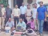 ಜಿಂಕೆ ಮಾಂಸ ಮಾರಾಟ : ಮೂವರು ಆರೋಪಿಗಳ ಬಂಧನ…!!