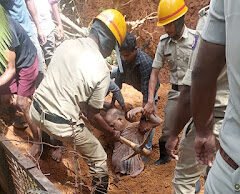 ಮನೆಯ ಆವರಣಗೋಡೆ ಕುಸಿದು ಕಂಟ್ರಾಕ್ಟರ್ ಸಾವು…!!