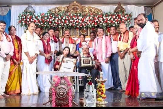 ನಾಡೋಜ ಡಾ. ಕೃಷ್ಣ ಪ್ರಸಾದ್ ಕೂಡ್ಲು ರವರಿಗೆ ರಾಮಕ್ಷತ್ರಿಯ ರತ್ನ ಪ್ರಶಸ್ತಿ ಪುರಸ್ಕಾರ…!!