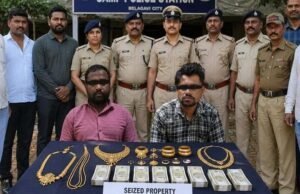 ಬೆಳಗಾವಿಯಲ್ಲಿ ವೈದ್ಯ ದಂಪತಿಯ ಮನೆಯಿಂದ 1.2 ಕೋಟಿ ರೂ.ಮೊತ್ತದ ಚಿನ್ನ ಕಳವು : ಇಬ್ಬರ ಬಂಧನ…!