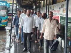 ಬಸ್ ನಿಲ್ದಾಣದ ಸಮಸ್ಯೆಗಳಿಗೆ ಶಾಸಕರ ನಿರ್ಲಕ್ಷ್ಯತೆಯೇ ಕಾರಣ : ಪ್ರಸಾದ್ ರಾಜ್ ಕಾಂಚನ್