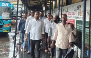 ಬಸ್ ನಿಲ್ದಾಣದ ಸಮಸ್ಯೆಗಳಿಗೆ ಶಾಸಕರ ನಿರ್ಲಕ್ಷ್ಯತೆಯೇ ಕಾರಣ : ಪ್ರಸಾದ್ ರಾಜ್ ಕಾಂಚನ್