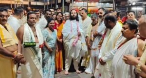 ಕೊಲ್ಲೂರು ಶ್ರೀ ಮೂಕಾಂಬಿಕಾ ದೇವಸ್ಥಾನಕ್ಕೆ ಅನಂತ್ ಅಂಬಾನಿ ಭೇಟಿ…!!