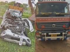 ಮಂಡ್ಯ : ಭೀಕರ ಅಪಘಾತ: ಮಡಿಕೇರಿ ಎಸ್ಪಿ ಕಚೇರಿ ಸಿಬ್ಬಂದಿಗೆ ಗಾಯ